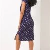 Polka Dot Print Stretch Dress 2 Polka Dot Print Stretch Dress -Outlet Modi Qube Store c5c69efe 2740 446c a1af dd3e89b987d2