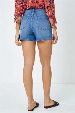 Blue Aztec Print Button Detail Top -Outlet Modi Qube Store c6469b28 2fb7 4b1d a6d3 0981e26487ce