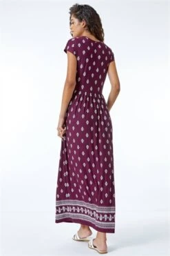 Red Petite Border Print Stretch Midi Dress 9 Red Petite Border Print Stretch Midi Dress -Outlet Modi Qube Store c7708267 96ae 4f3d bd02 4026e2d788b3