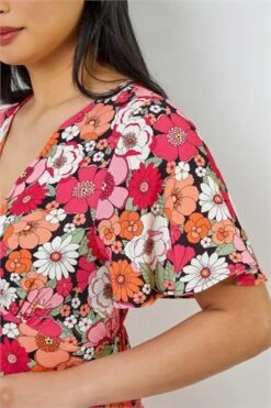 Pink Petite Aztec Stretch T-Shirt Dress -Outlet Modi Qube Store cb609b93 ffb6 4a26 8614 b782beca0917