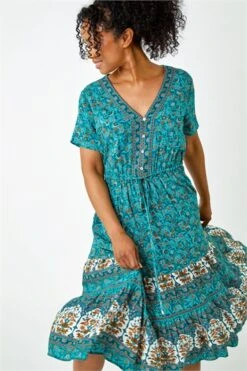 Petite Sleeveless Aztec Maxi Stretch Dress -Outlet Modi Qube Store cc67b27f 08ec 4af6 a59b 4efe26979b13