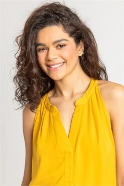 Royal Blue Chiffon Dipped Hem Asymmetric Top -Outlet Modi Qube Store cd863dce 090d 4761 b1db 09368a814e9e