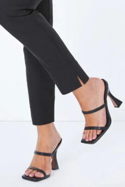 Black Petite Full Length Stretch Trousers -Outlet Modi Qube Store cf9e7edb 4820 4bbe ae34 c28afb15e09f