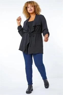 Black Curve Abstract Spot Print Midi Dress -Outlet Modi Qube Store d21be483 ba87 4b9c 8ddf d9263d32636f