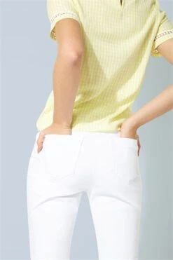 Navy Textured Spot Print Blouson Top -Outlet Modi Qube Store d349176f faae 461e a78d 7b6ab0e701ff