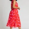 Red Petite Floral Print Tiered Frill Dress -Outlet Modi Qube Store d37a340b b8ac 41ec bd18 c21fe60813b9