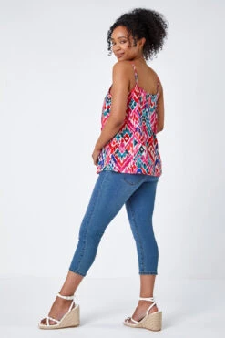 Pink Petite Aztec Print Vest Top 9 Pink Petite Aztec Print Vest Top -Outlet Modi Qube Store d518567e 1cc2 4224 aa80 c77943d2467f