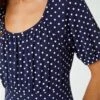 Navy Polka Dot Print Sleeveless Dress 2 Navy Polka Dot Print Sleeveless Dress -Outlet Modi Qube Store dd679882 1a27 44f7 8efd 877ae79602d2