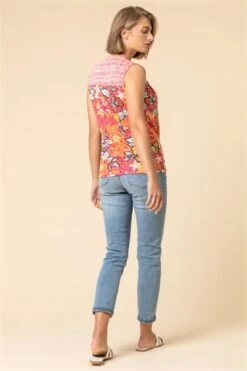 Blue Paisley Print Tie Detail Shirt -Outlet Modi Qube Store df44ef42 9267 4b6c b19b 9359d4be7a58