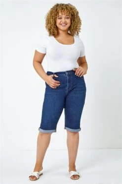 Blue Curve Aztec Print Relaxed Top