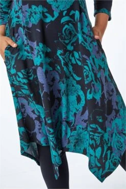 Black Curve Geometric Tunic Dress -Outlet Modi Qube Store efe2b2b3 a4bc 4d5f 9071 dcadc4c0b8ec