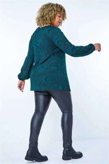 Black Curve Faux Leather Stretch Trousers 4 Black Curve Faux Leather Stretch Trousers - Image 2