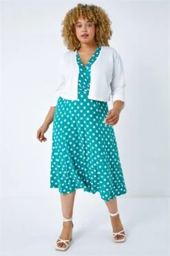 Navy Curve Stretch Waist Midi Dress -Outlet Modi Qube Store fdb17909 2779 4c36 af80 c4366dfa2e3b